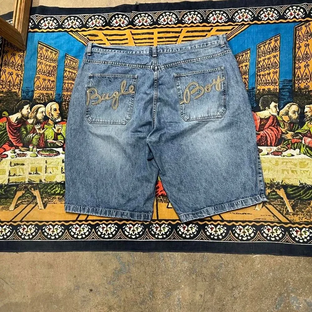 Bugle boy blue jean shorts Size 42 12